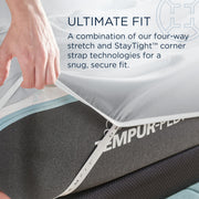  Tempur-Pedic TEMPUR Classic Cotton Sheet Set Sleepy Silver Mist (Split King) IMAGE 9