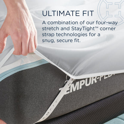  Tempur-Pedic TEMPUR Classic Cotton Sheet Set Sleepy Silver Mist (Split King) IMAGE 9