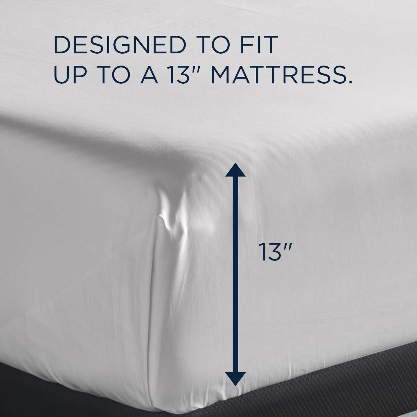 Tempur-Pedic TEMPUR Classic Cotton Sheet Set White (King) IMAGE 3