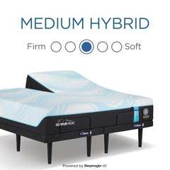  Tempur-Pedic Tempur-LuxeBreeze® Medium Hybrid Mattress (Split Head King) IMAGE 2