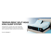  Tempur-Pedic Tempur-LuxeBreeze® Medium Hybrid Mattress (Split Head King) IMAGE 9