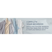  Tempur-Pedic TEMPUR Luxe Egyptian Cotton Pillowcase Set  Silver Mist (King) IMAGE 15
