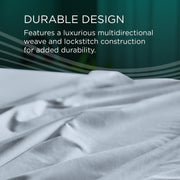 Tempur-Pedic TEMPUR Luxe Egyptian Cotton Pillowcase Set  Sleepy Blue (Queen) IMAGE 16