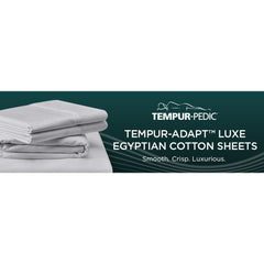  Tempur-Pedic TEMPUR Luxe Egyptian Cotton Pillowcase Set  Sleepy Blue (King) IMAGE 2