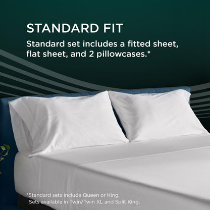  Tempur-Pedic TEMPUR Luxe Egyptian Cotton Pillowcase Set  White (Queen) IMAGE 10