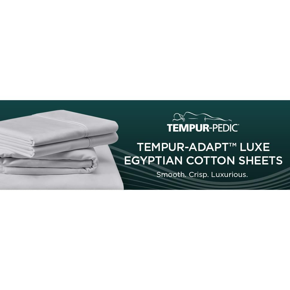  Tempur-Pedic TEMPUR Luxe Egyptian Cotton Pillowcase Set  White (Queen) IMAGE 12