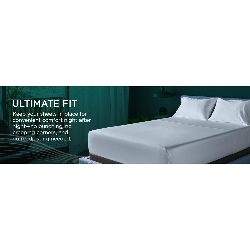  Tempur-Pedic TEMPUR Luxe Egyptian Cotton Pillowcase Set  White (Queen) IMAGE 13