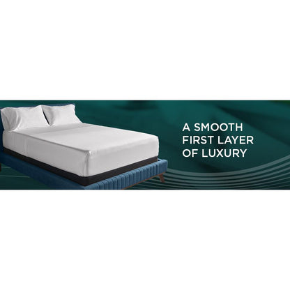  Tempur-Pedic TEMPUR Luxe Egyptian Cotton Pillowcase Set  White (Queen) IMAGE 17