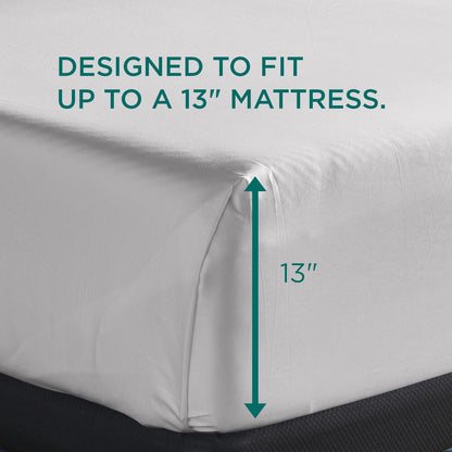  Tempur-Pedic TEMPUR Luxe Egyptian Cotton Pillowcase Set  White (Queen) IMAGE 3