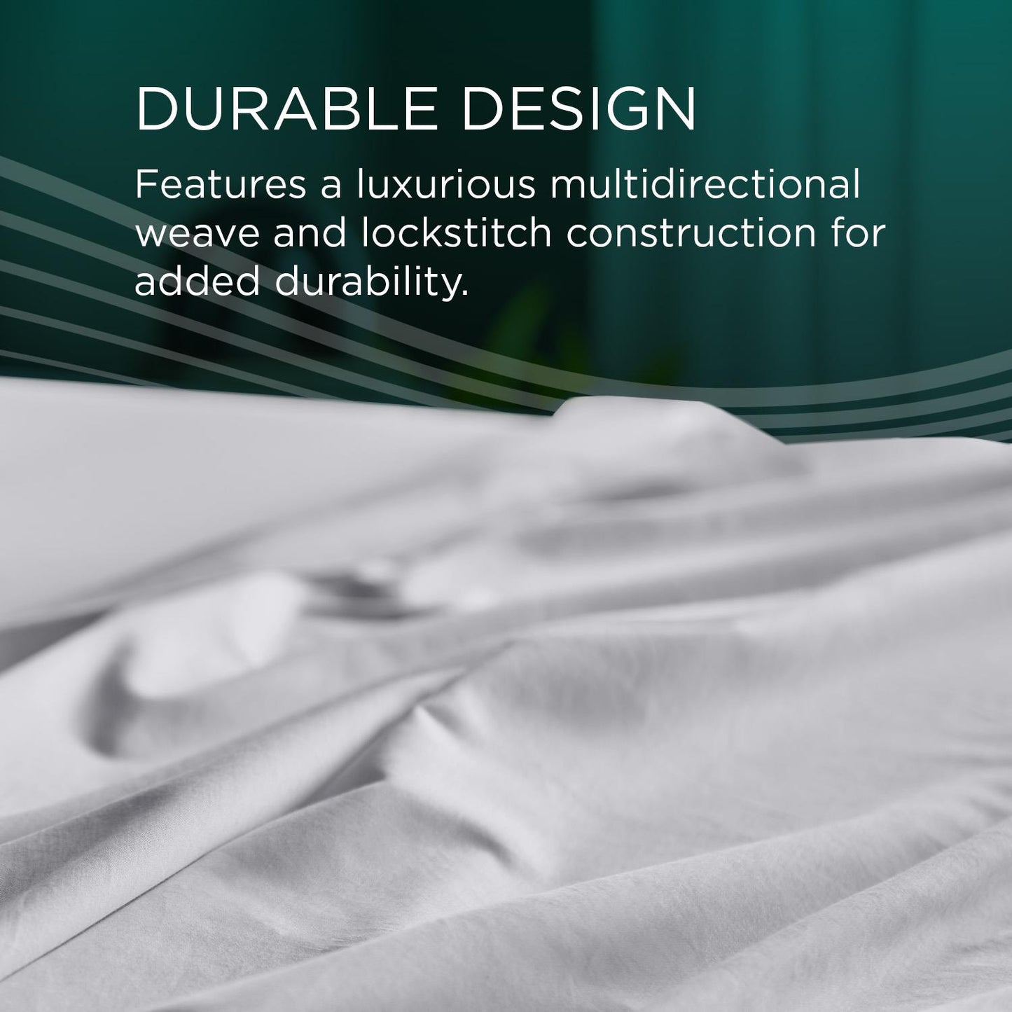  Tempur-Pedic TEMPUR Luxe Egyptian Cotton Pillowcase Set  White (Queen) IMAGE 6