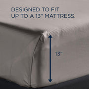  Tempur-Pedic TEMPUR Luxe Egyptian Cotton Sheet Set Cool Gray (California King ) IMAGE 3
