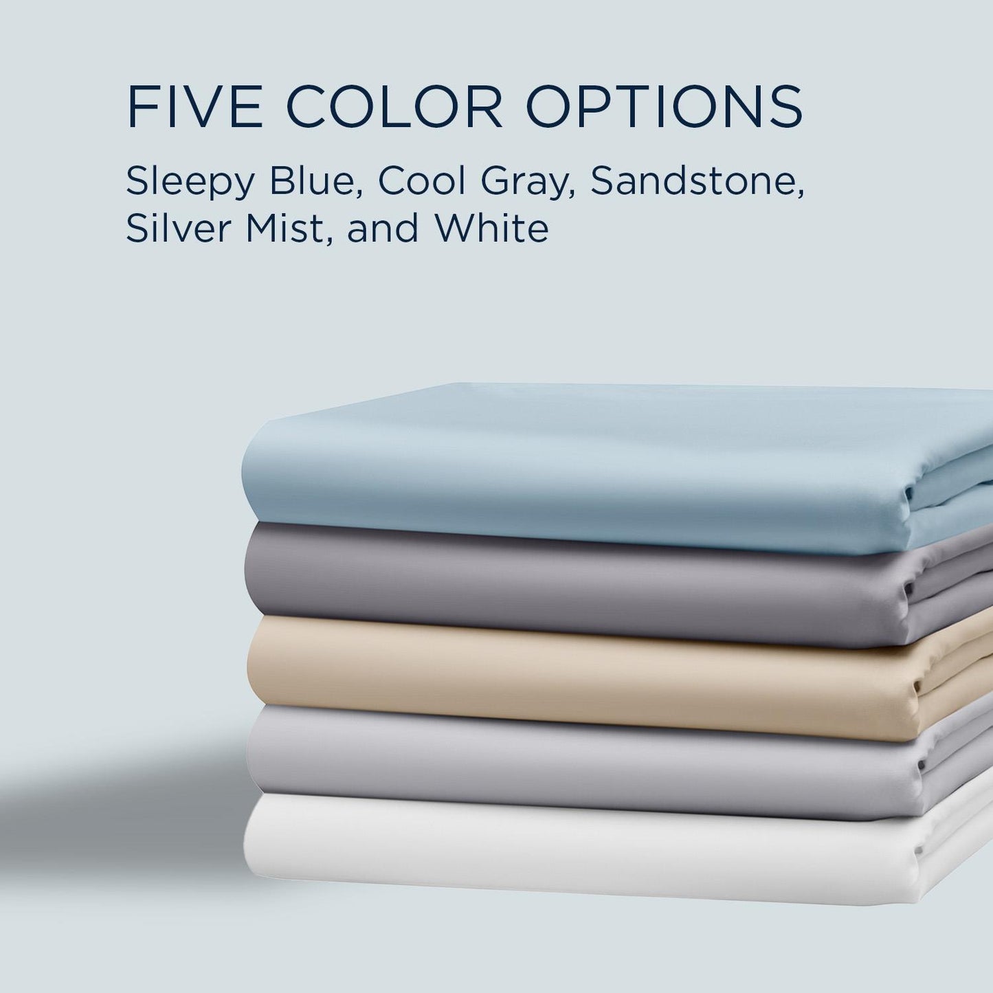  Tempur-Pedic TEMPUR Luxe Egyptian Cotton Sheet Set Cool Gray (California King ) IMAGE 6