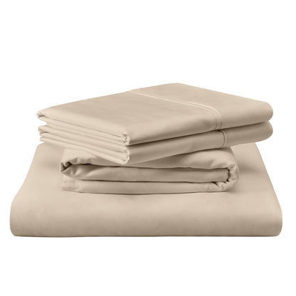  Tempur-Pedic TEMPUR Luxe Egyptian Cotton Sheet Set Sandstone (Twin) IMAGE 2