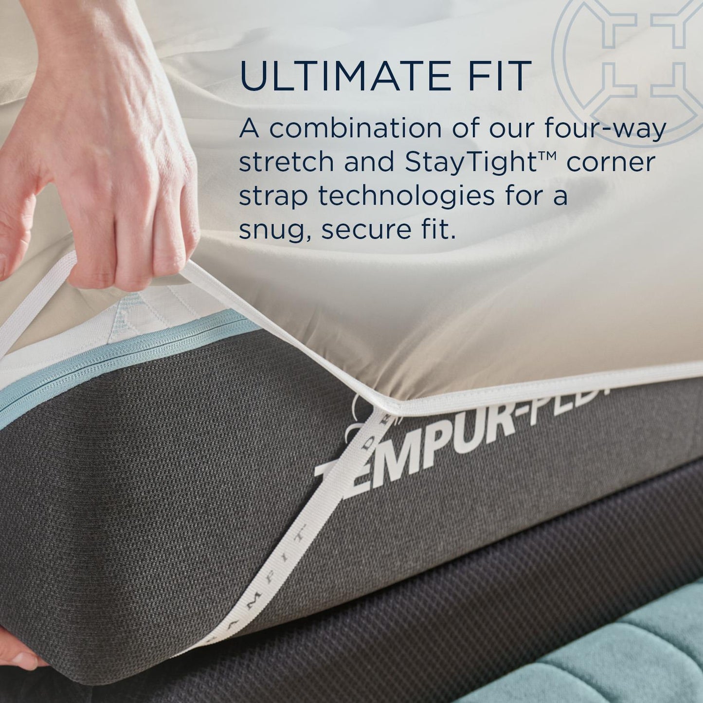  Tempur-Pedic TEMPUR Luxe Egyptian Cotton Sheet Set Sandstone (Twin) IMAGE 9