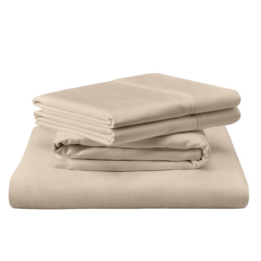  Tempur-Pedic TEMPUR Luxe Egyptian Cotton Sheet Set Sandstone (Queen) IMAGE 2
