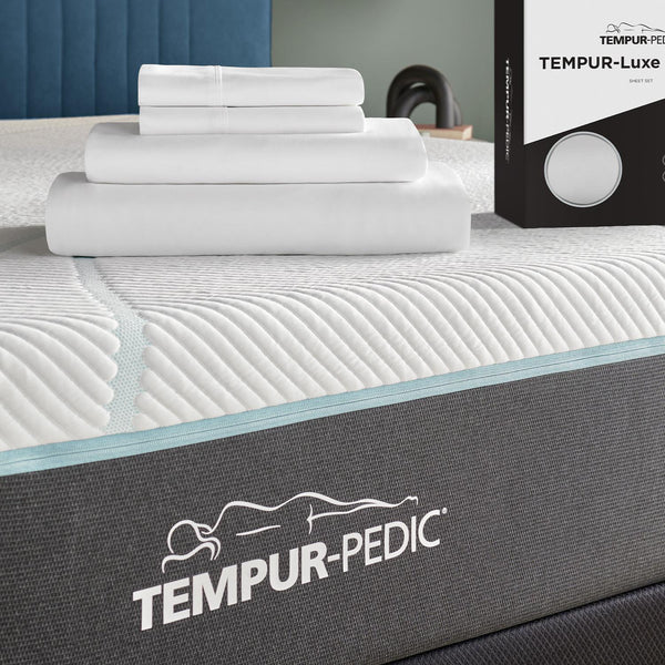Tempur-Pedic TEMPUR Luxe Egyptian Cotton Sheet Set White (Twin)