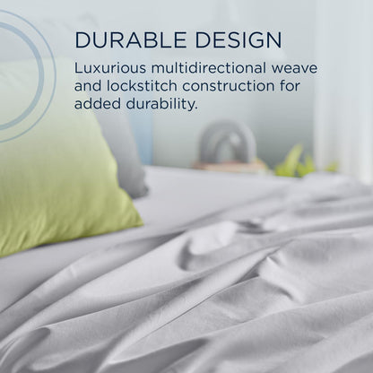  Tempur-Pedic TEMPUR Luxe Egyptian Cotton Sheet Set White (Queen) IMAGE 7