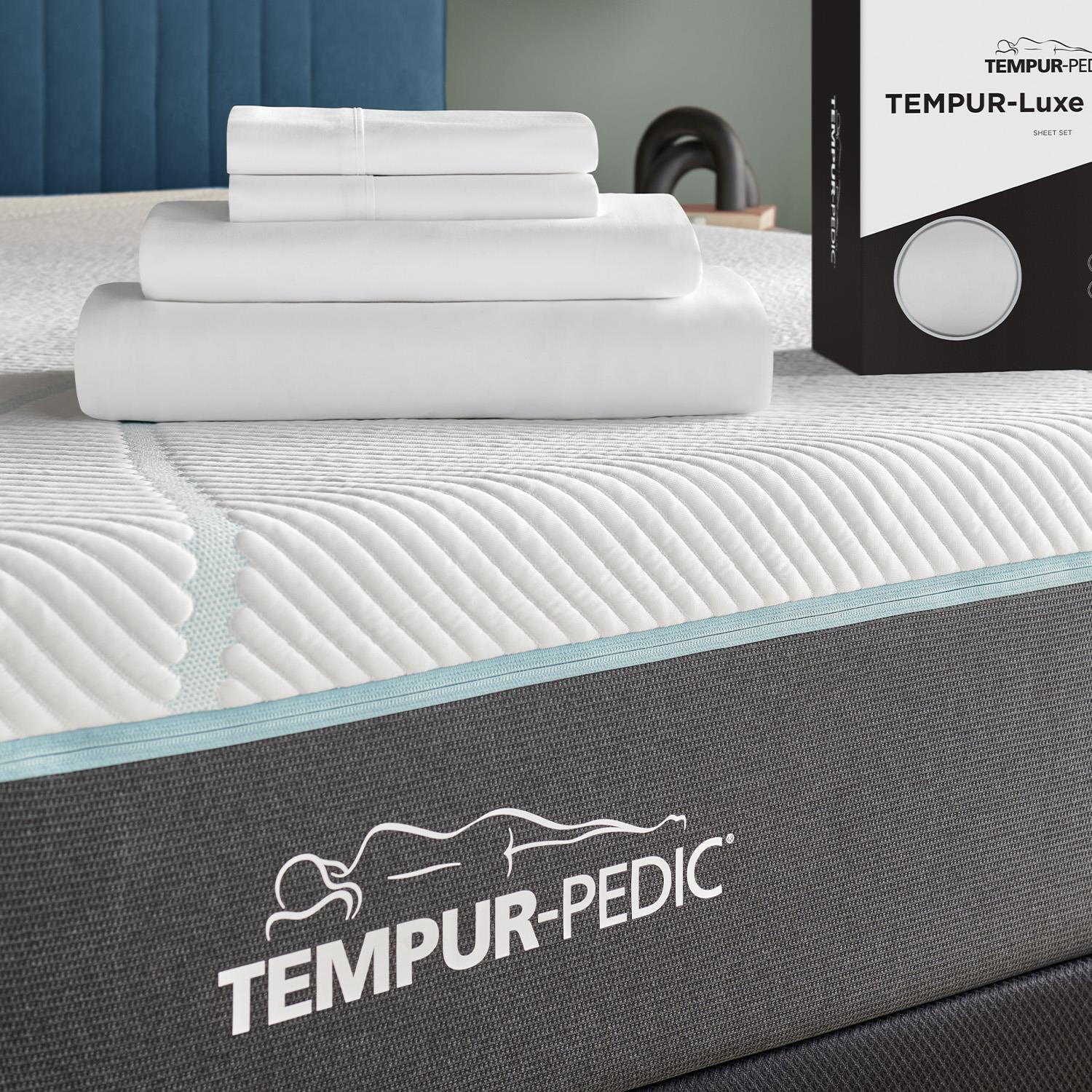  Tempur-Pedic TEMPUR Luxe Egyptian Cotton Sheet Set White (Twin XL) IMAGE 1