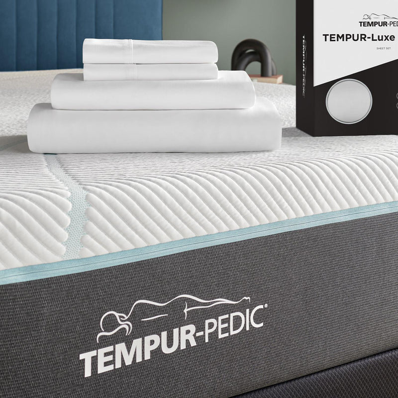 Tempur-Pedic TEMPUR Luxe Egyptian Cotton Sheet Set White (Split California King)