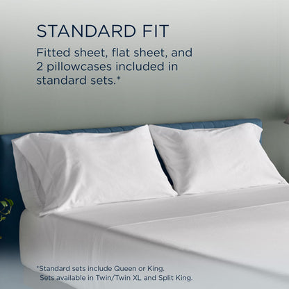  Tempur-Pedic TEMPUR Luxe Egyptian Cotton Sheet Set White (Full) IMAGE 11