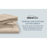  Tempur-Pedic TEMPUR Luxe Egyptian Cotton Sheet Set White (Full) IMAGE 14