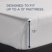  Tempur-Pedic TEMPUR Luxe Egyptian Cotton Sheet Set White (Full) IMAGE 3
