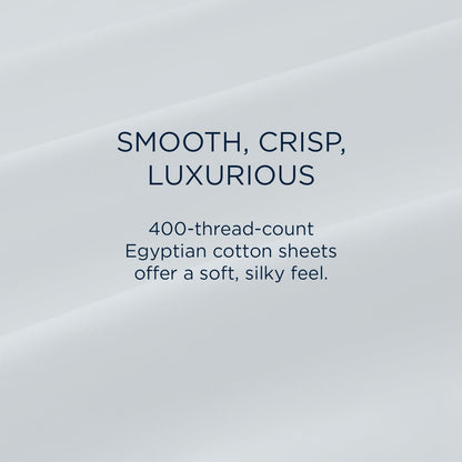 Tempur-Pedic TEMPUR Luxe Egyptian Cotton Sheet Set White (Full) IMAGE 8