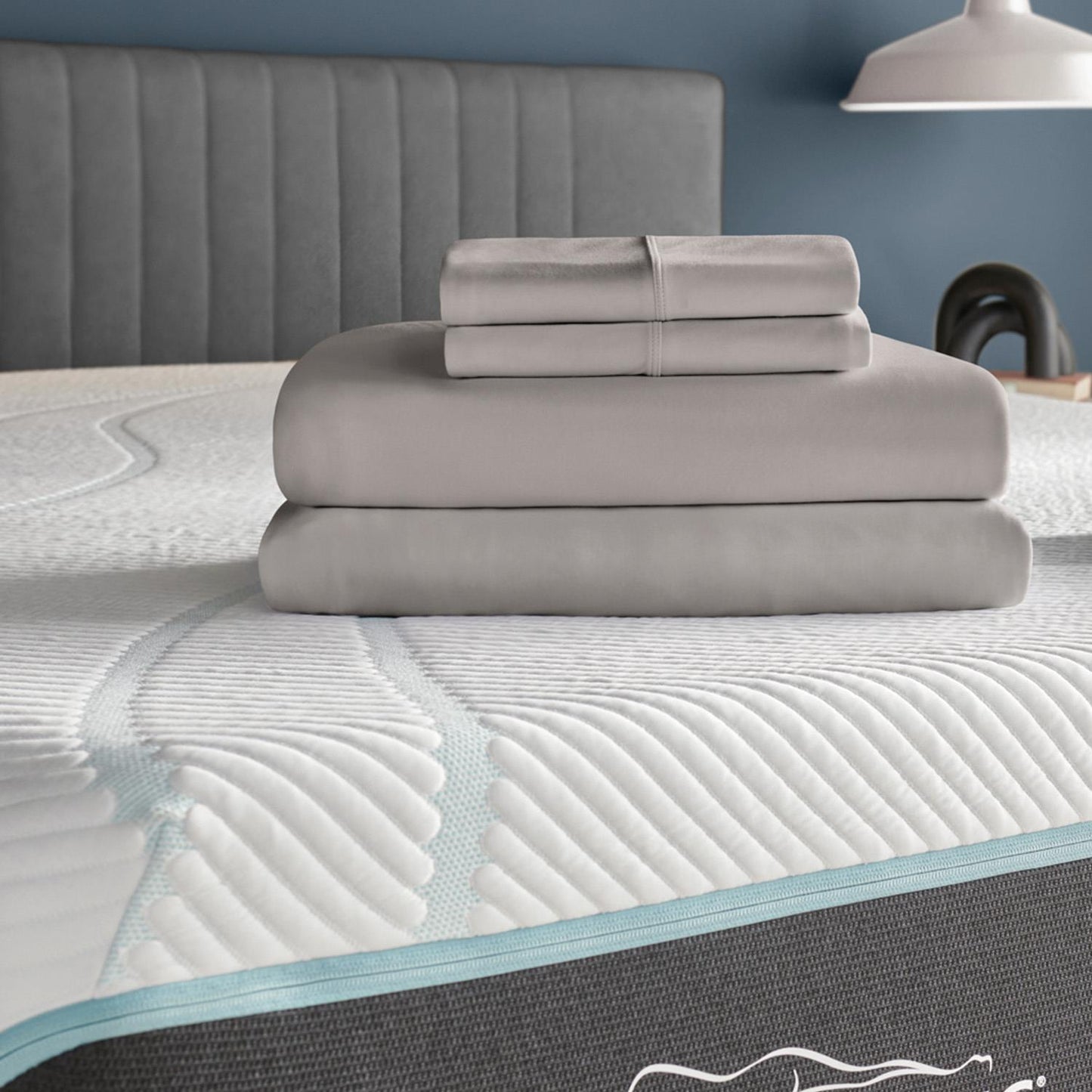  Tempur-Pedic Tempur-Pedic Breeze Pillowcase Set - Graphite (Queen) IMAGE 1