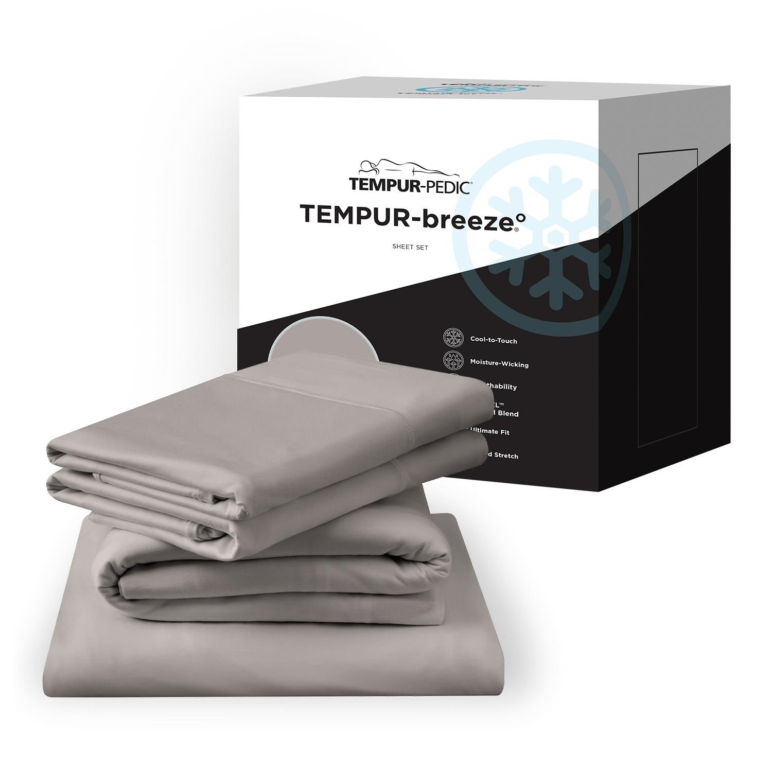  Tempur-Pedic Tempur-Pedic Breeze Pillowcase Set - Graphite (Queen) IMAGE 10