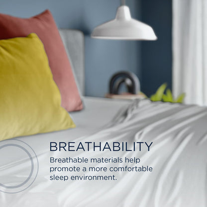  Tempur-Pedic Tempur-Pedic Breeze Pillowcase Set - Graphite (Queen) IMAGE 7