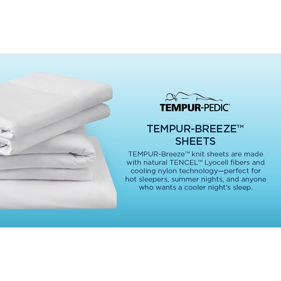  Tempur-Pedic Tempur-Pedic Breeze Pillowcase Set - Sleepy Blue (King) IMAGE 12