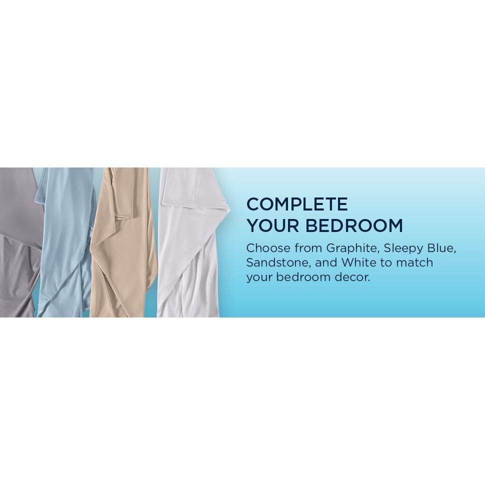  Tempur-Pedic Tempur-Pedic Breeze Pillowcase Set - Sleepy Blue (King) IMAGE 17