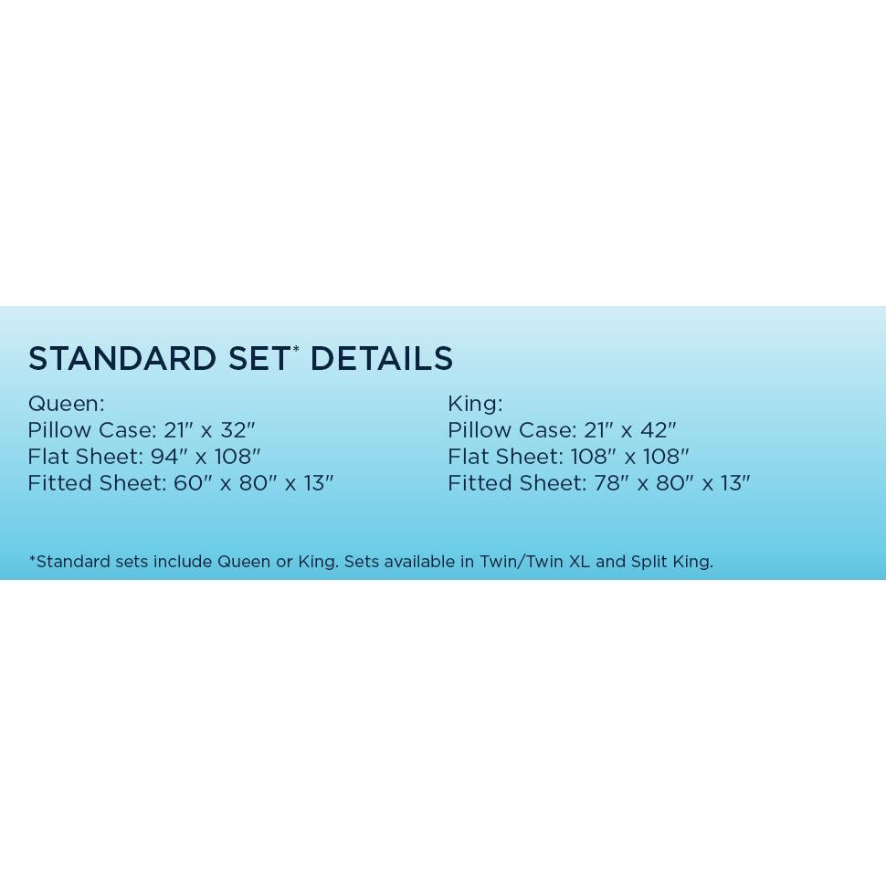  Tempur-Pedic Tempur-Pedic Breeze Pillowcase Set - Sleepy Blue (King) IMAGE 18