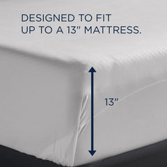  Tempur-Pedic Tempur-Pedic Breeze Pillowcase Set - White (Queen) IMAGE 4