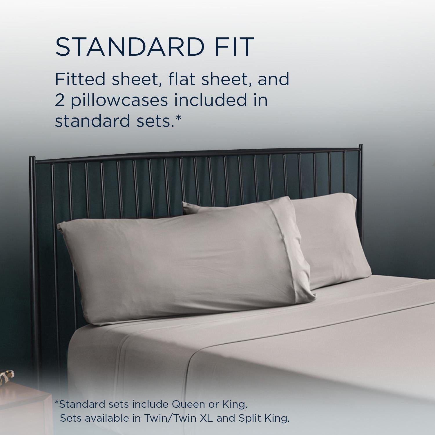  Tempur-Pedic Tempur-Pedic ProPerformance Pillowcase Set - Graphite (King) IMAGE 11