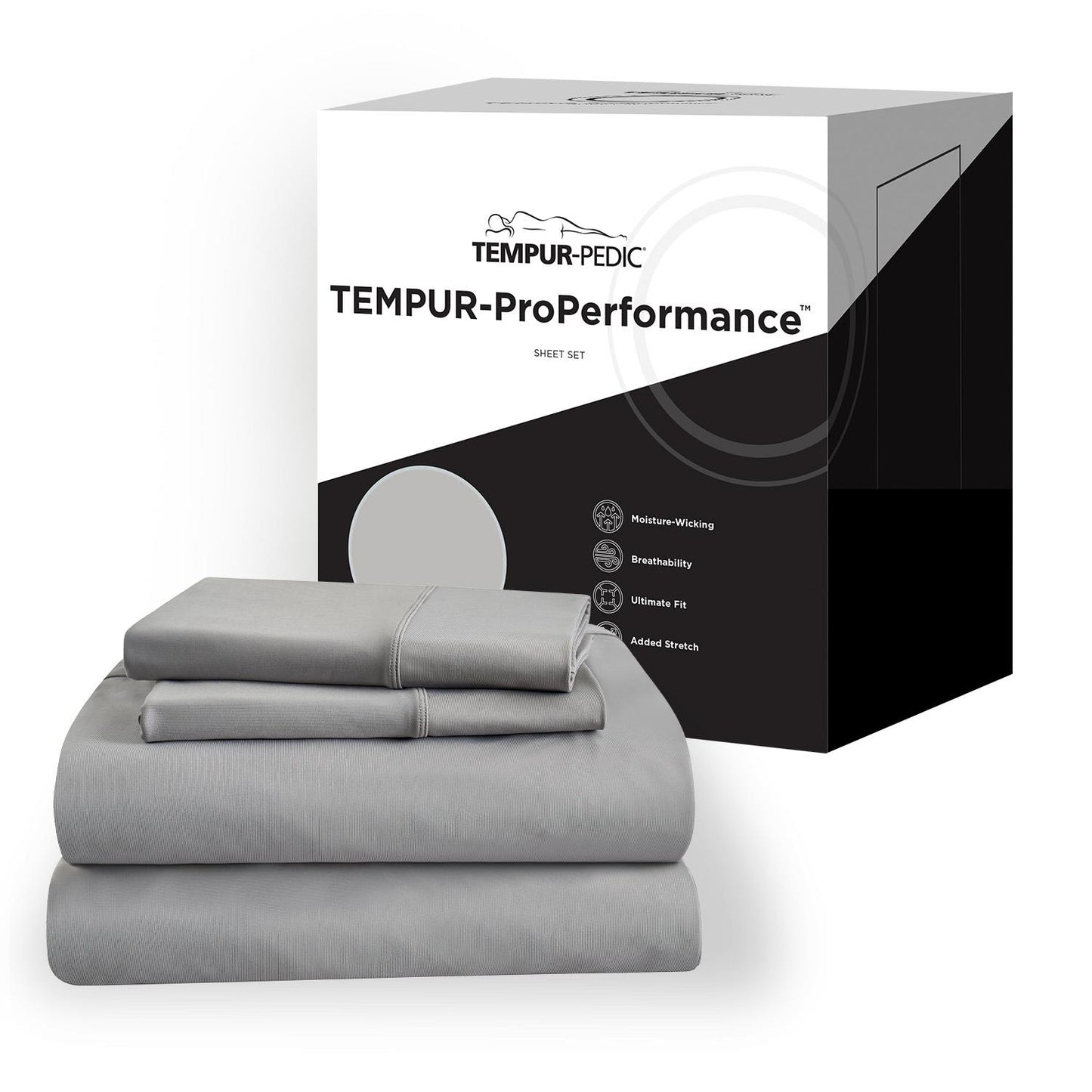  Tempur-Pedic Tempur-Pedic ProPerformance Pillowcase Set - Graphite (Queen) IMAGE 10