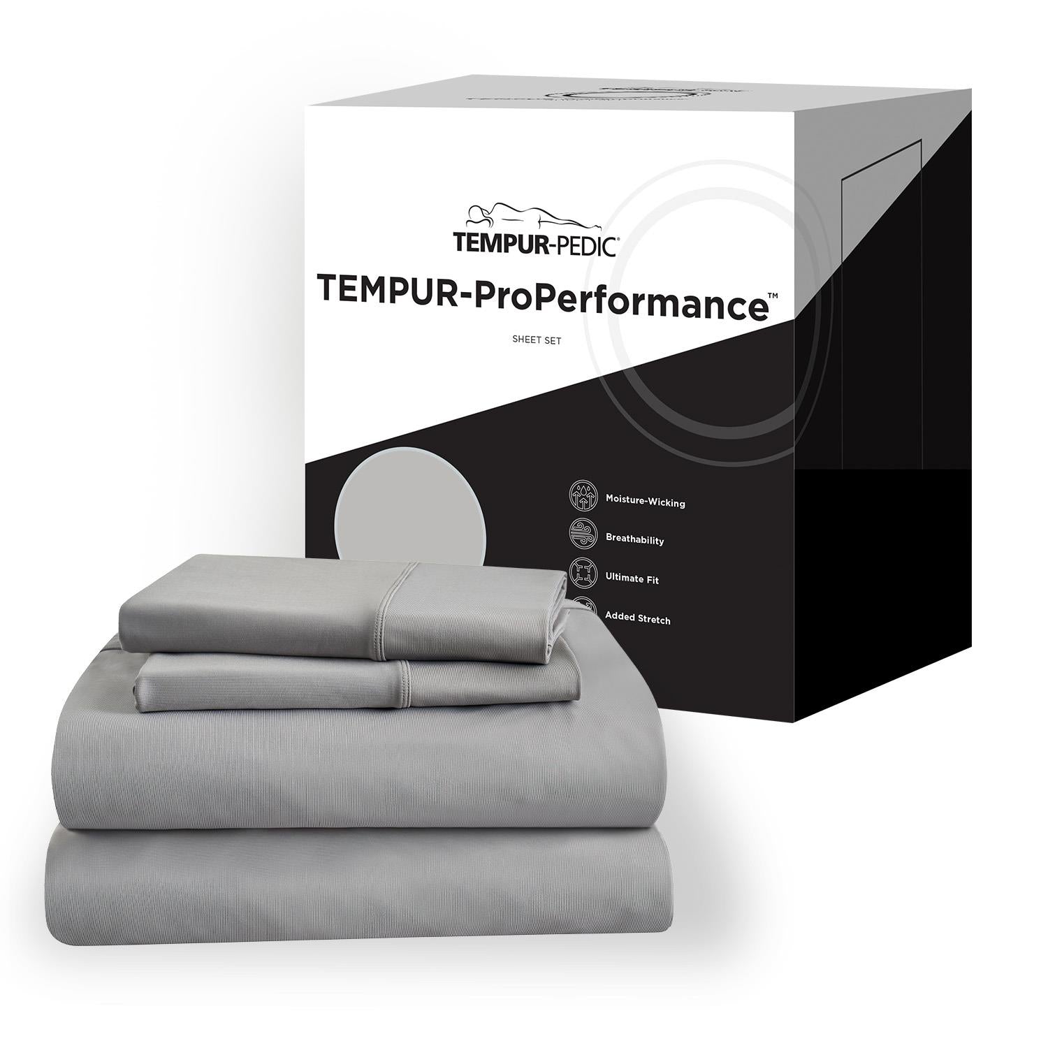  Tempur-Pedic Tempur-Pedic ProPerformance Pillowcase Set - Graphite (Queen) IMAGE 10