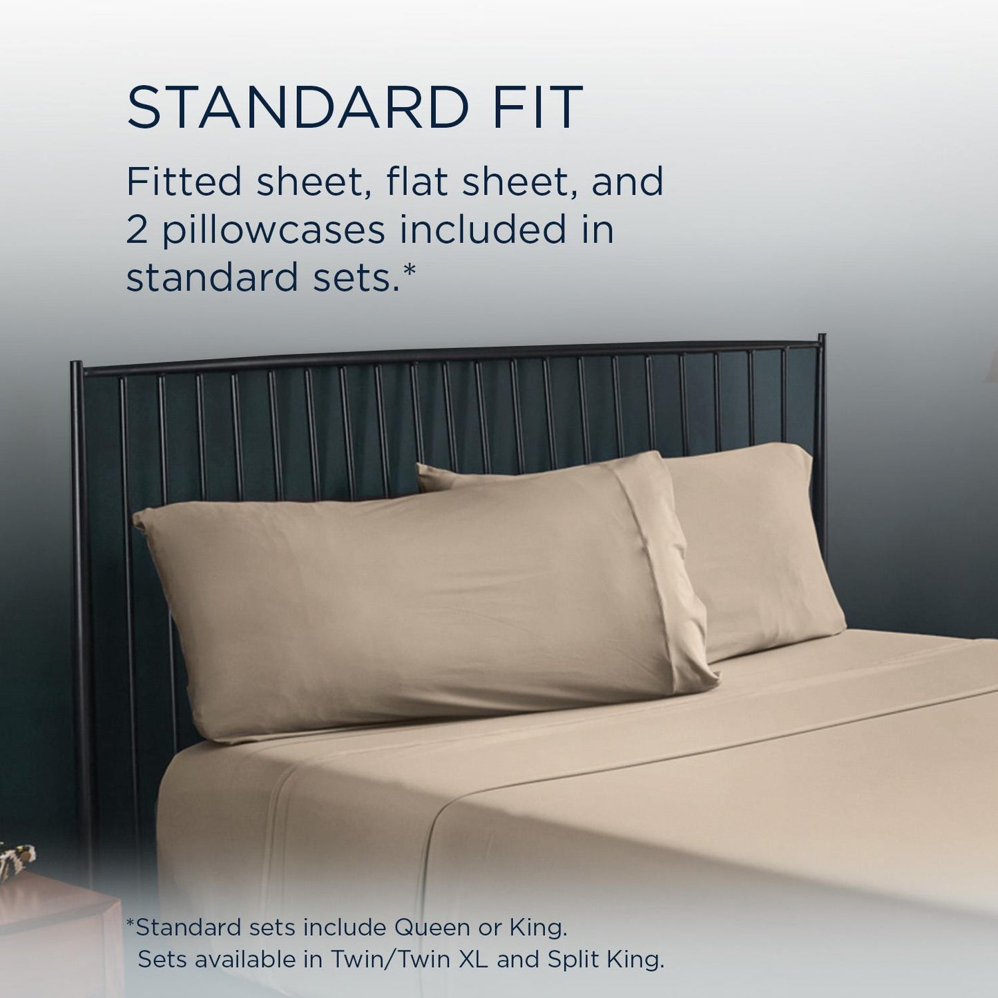  Tempur-Pedic Tempur-Pedic ProPerformance Pillowcase Set - Sandstone (Queen) IMAGE 11