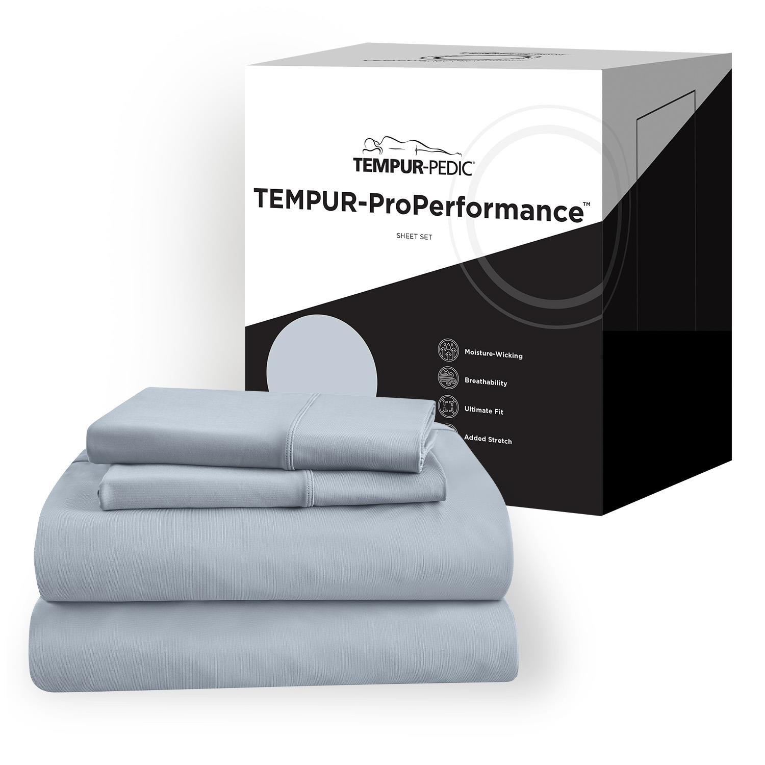  Tempur-Pedic Tempur-Pedic ProPerformance Pillowcase Set - Sleepy Blue (King) IMAGE 10