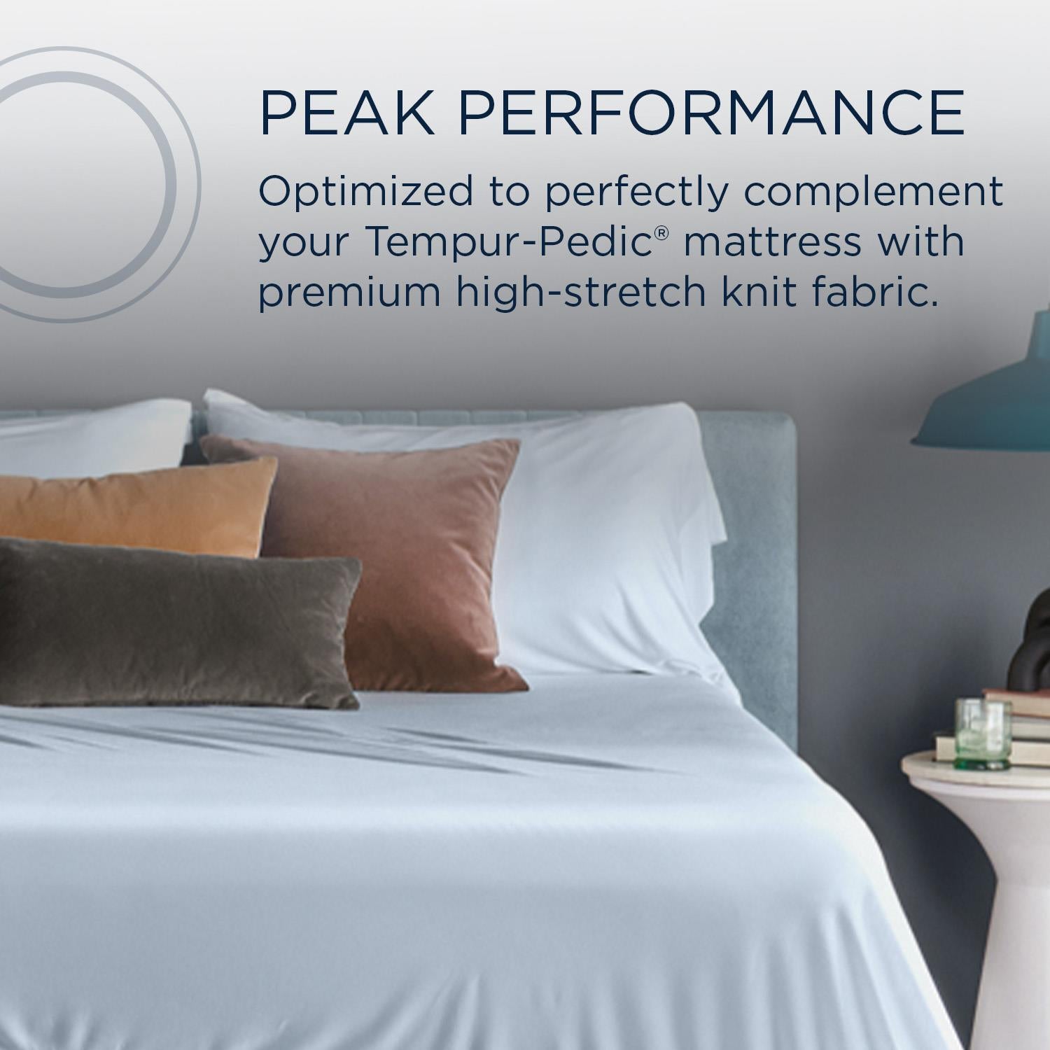  Tempur-Pedic Tempur-Pedic ProPerformance Pillowcase Set - Sleepy Blue (Queen) IMAGE 7