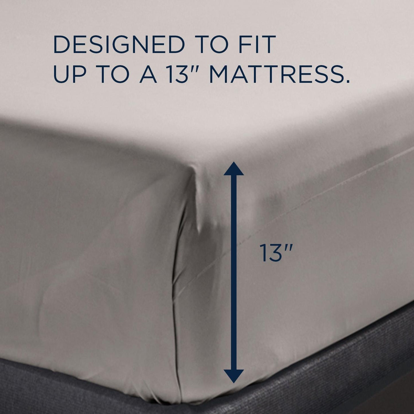  Tempur-Pedic Tempur-Pedic ProPerformance Sheet Set- Graphite (Split King) IMAGE 3