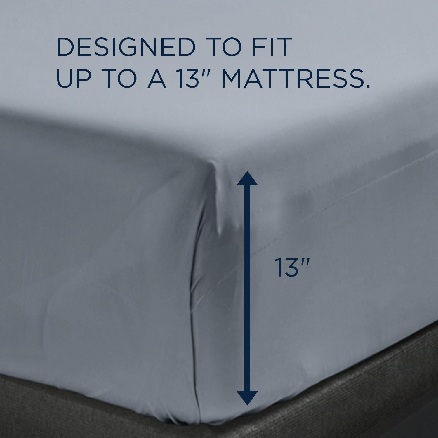  Tempur-Pedic Tempur-Pedic ProPerformance Sheet Set- Sleepy Blue (King) IMAGE 3