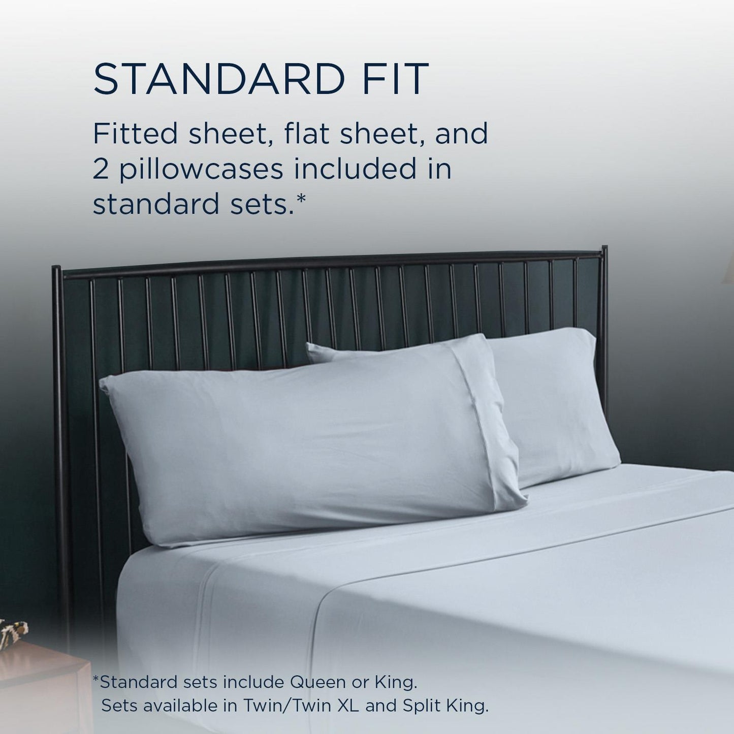  Tempur-Pedic Tempur-Pedic ProPerformance Sheet Set- Sleepy Blue (Split California King) IMAGE 11