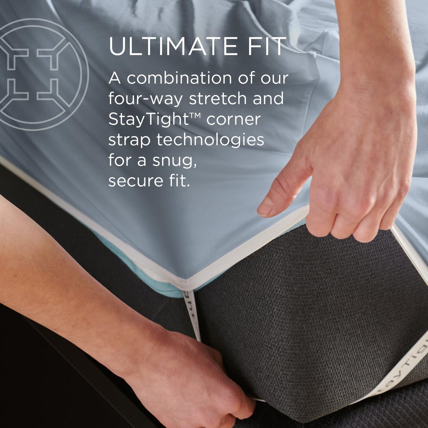  Tempur-Pedic Tempur-Pedic ProPerformance Sheet Set- Sleepy Blue (Twin) IMAGE 9