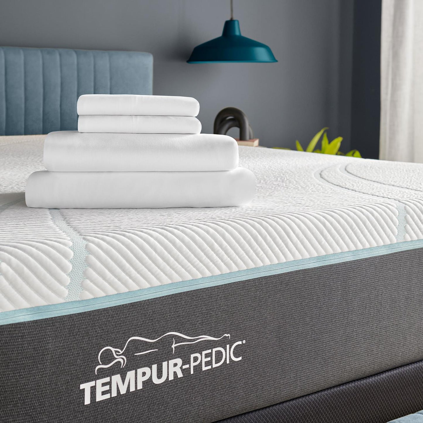  Tempur-Pedic Tempur-Pedic ProPerformance Sheet Set- White (Split California King) IMAGE 1