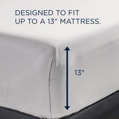  Tempur-Pedic Tempur-Pedic ProPerformance Sheet Set- White (Split California King) IMAGE 3