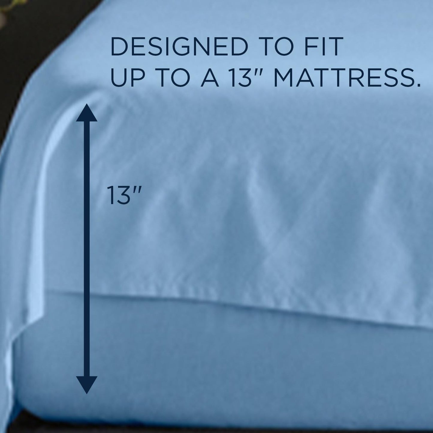  Tempur-Pedic TEMPUR ProAir Sheet Set Blue Azure (Full) IMAGE 3