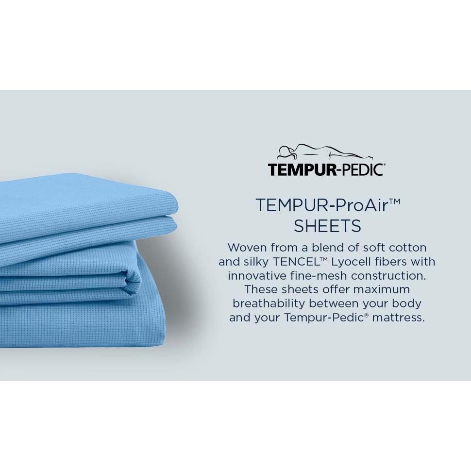  Tempur-Pedic TEMPUR ProAir Sheet Set Cool Gray (Twin XL) IMAGE 14