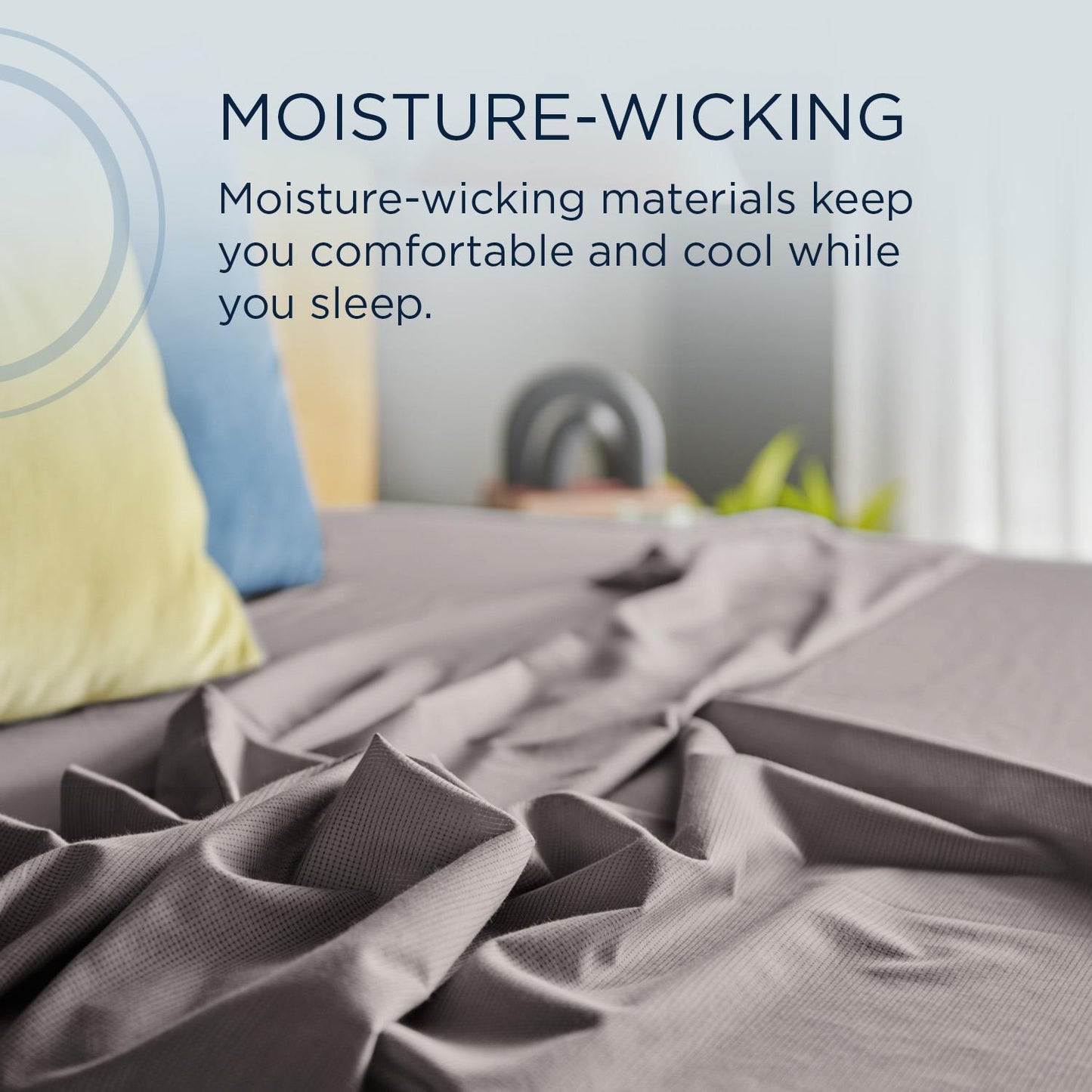  Tempur-Pedic TEMPUR ProAir Sheet Set Cool Gray (Twin XL) IMAGE 7