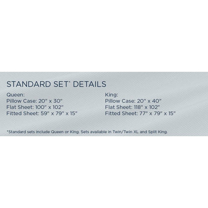  Tempur-Pedic TEMPUR ProAir Sheet Set Cool Gray (Queen) IMAGE 19
